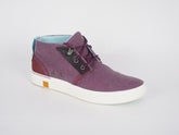 Womens Timberland Beckwith A14MO Purple Leather Casual Side Zip Chukka Boots